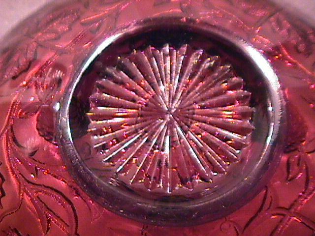 Millersburg Carnival Glass (Blackberry Wreath) Bowl=Amethyst