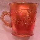 Fenton Carnival Glass (Orange Tree) Mug-Marigold