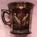 Northwoods Carnival Glass (Singing Birds) Mug-Amethyst