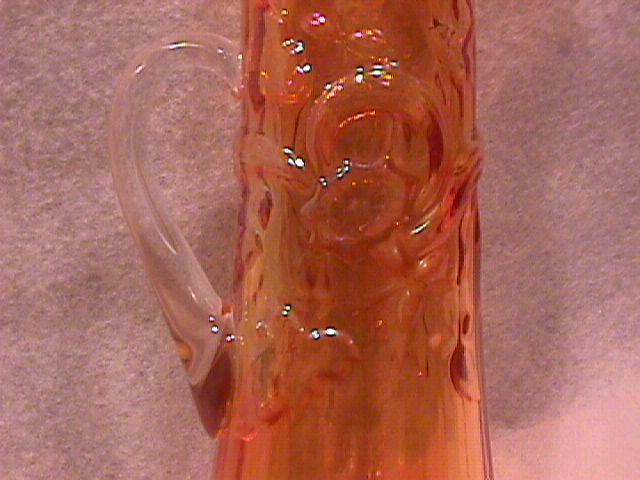 Carnival Glass=New Philadelphia Ohio=1986 Souvenire Pitcher-Marigold