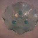 Northwoods Carnival Glass (Wishbone) Bowl-Ice Blue