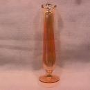 Dugan/Diamond Carnival Glass (Beauty Bud Vase)-Marigold