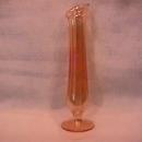 Dugan/Diamond Carnival Glass (Beauty Bud Vase)-Marigold