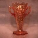 Dugan/Diamond Carnival Glass (Mary Ann) Vase-Marigold
