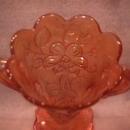 Dugan/Diamond Carnival Glass (Mary Ann) Vase-Marigold