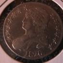 Capped Bust, Lettered Edge Silver half Dollar 1826