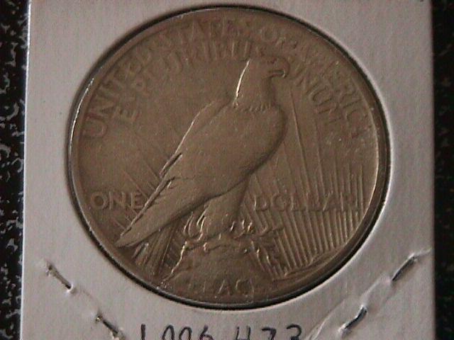 Peace Type Silver Dollar 1921 Extremely Fine