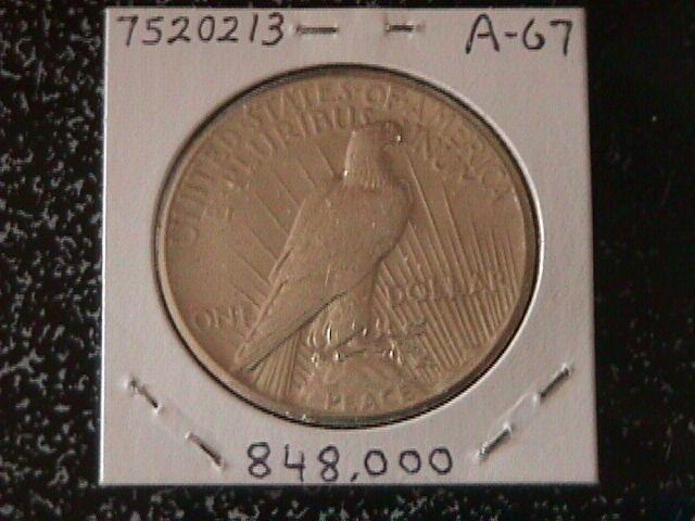 Peace Type Silver Dollar 1927 MS-64