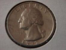 Washington Silver Quarter 1932-S MS-63 Condition
