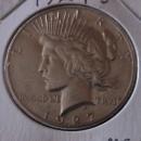 Peace Type Silver Dollar 1927-S MS #-63 Condition
