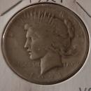 Peace Type Silver Dollar 1921 VG Condition
