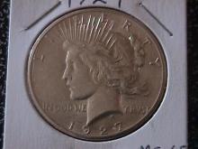 Peace Type Silver Dollar 1927 MS # 65