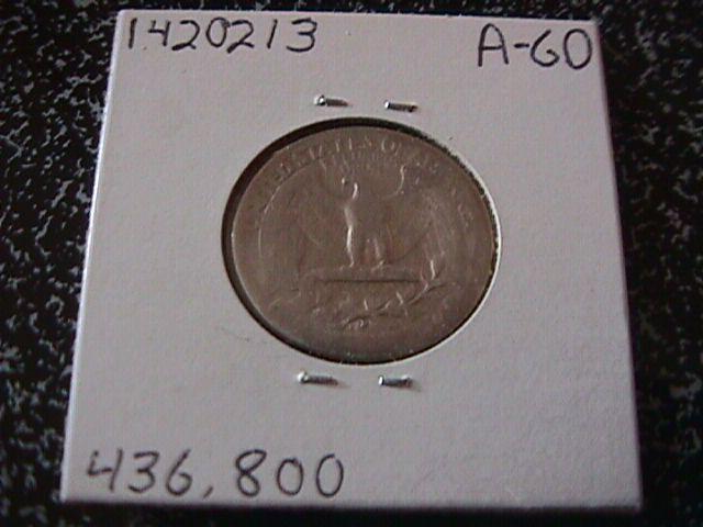 Washington Silver Quarter 1932-D VG