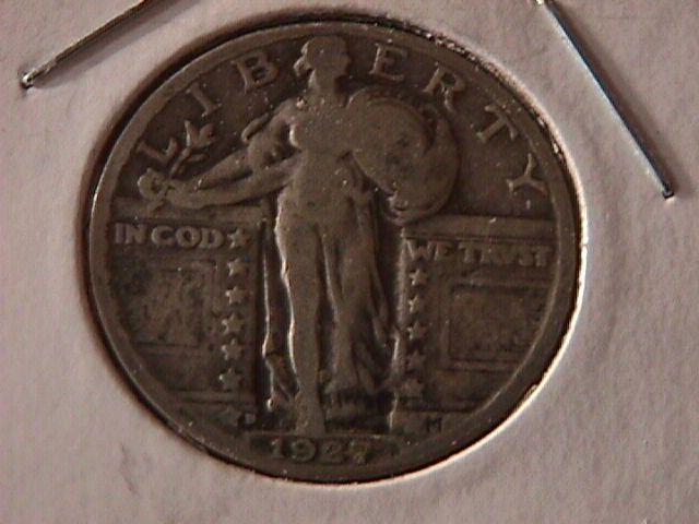 Standing Liberty Silver Quarter 1927-D Very Fine