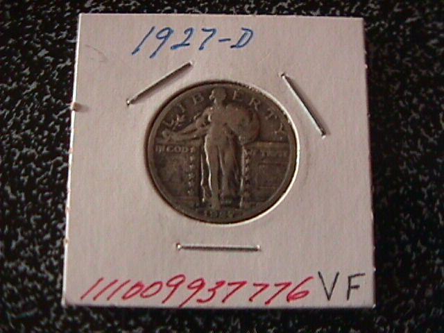 Standing Liberty Silver Quarter 1927-D Very Fine