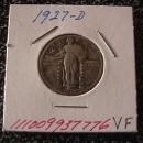Standing Liberty Silver Quarter 1927-D Very Fine