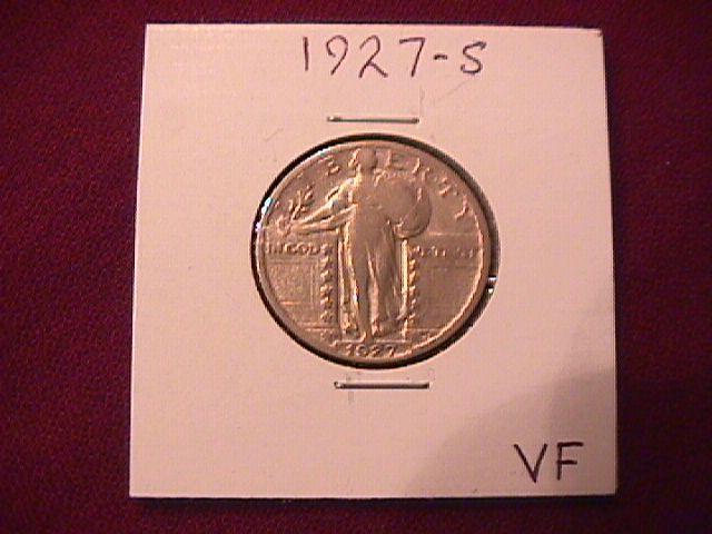 Standing Liberty Silver Quarter 1927-S Very Fine-18