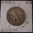 Liberty Walking Silver Half Dollar 1936 Fine Condition