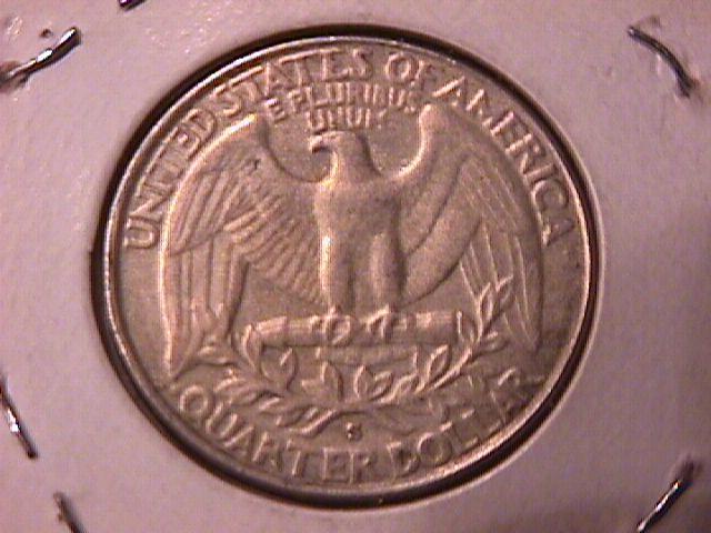 Washington Silver Quarter 1932-S AU #50 Condition