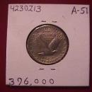 Standing Liberty Silver Quarter 1927-S Very Fine Condition