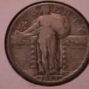 Standing Liberty Silver Quarter 1927-S Very Fine Condition