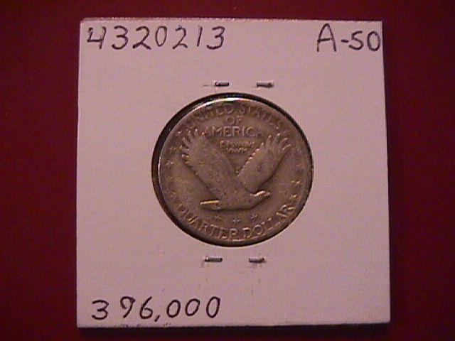 Standing Liberty Silver Quarter 1927-S Very Fine Condition