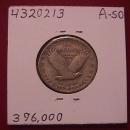 Standing Liberty Silver Quarter 1927-S Very Fine Condition