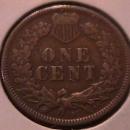 Indian Head Copper 1 Cent 1908-S Extremely Fine #40 Condition