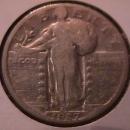 Standing Liberty Silver Quarter 1927-S Fine Plus Condition