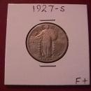 Standing Liberty Silver Quarter 1927-S Fine Plus Condition