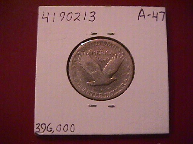 Standing Liberty Silver Quarter 1927-S Fine Plus Condition