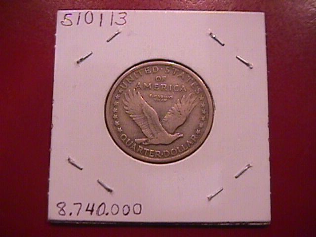 Standing Liberty Silver Quarter 1917 Variety #1 Extremely Fine Condition