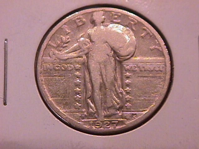 Standing Liberty Silver Quarter 1927-S Very Fine Condition