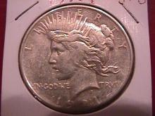 Peace Type Silver Dollar 1921 Almost Uncirculated Condition