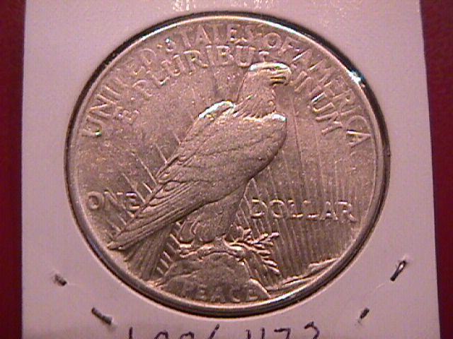 Peace Type Silver Dollar 1921 Almost Uncirculated Condition