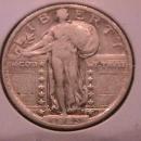 Standing Liberty Silver Quarter 1923 Extremely Fine Condition