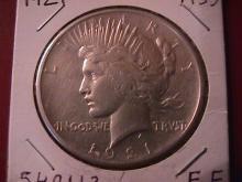 Peace Type Silver Dollar 1921 Extremely Fine Condition