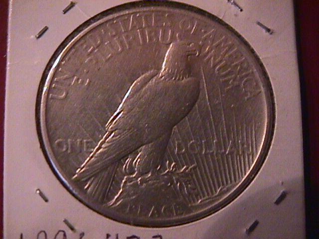 Peace Type Silver Dollar 1921 Extremely Fine Condition