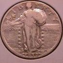 Standing Liberty Silver Quarter 1930-S Very Fine Condition