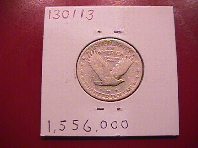 Standing Liberty Silver Quarter 1930-S Very Fine Condition