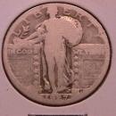 Standing Liberty Silver Quarter 1927-S Very Good Condition