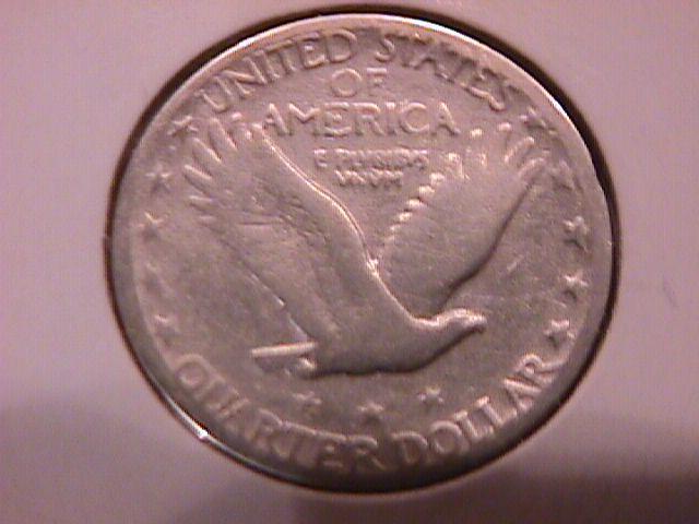 Standing Liberty Silver Quarter 1927-S Fine Condition