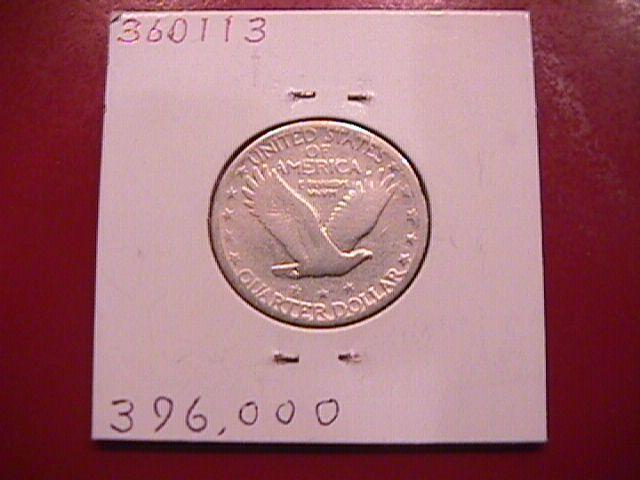 Standing Liberty Silver Quarter 1927-S Fine Condition