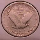 Standing Liberty Silver Quarter 1927-S Fine Plus Condition Condition
