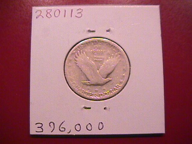 Standing Liberty Silver Quarter 1927-S Fine Plus Condition Condition