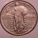 Standing Liberty Silver Quarter 1928-D Extremely Fine Condition