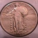 Standing Liberty Silver Quarter 1927-D Very Fine Plus Condition