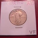 Standing Liberty Silver Quarter 1927-D Very Fine Plus Condition