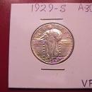 Standing Liberty Silver Quarter 1929-S Very Fine Plus Condition