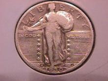 Standing Liberty Silver Quarter 1930-S Very Fine Plus Condition
